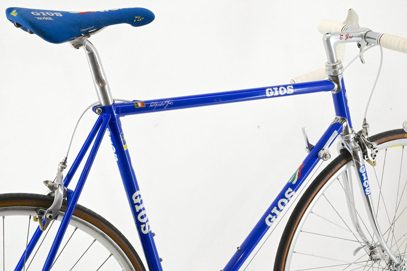Gios Compact Pro Road Bicycle 1990 Campagnolo Record Size 56.5cm - Image 12