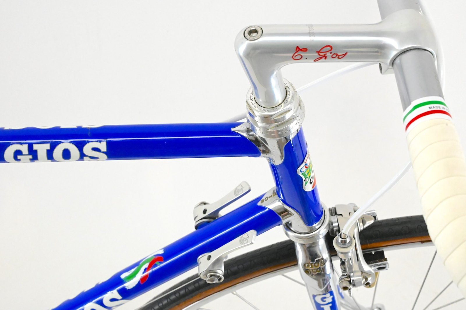 Gios Compact Pro Road Bicycle 1990 Campagnolo Record Size 56.5cm - Image 15
