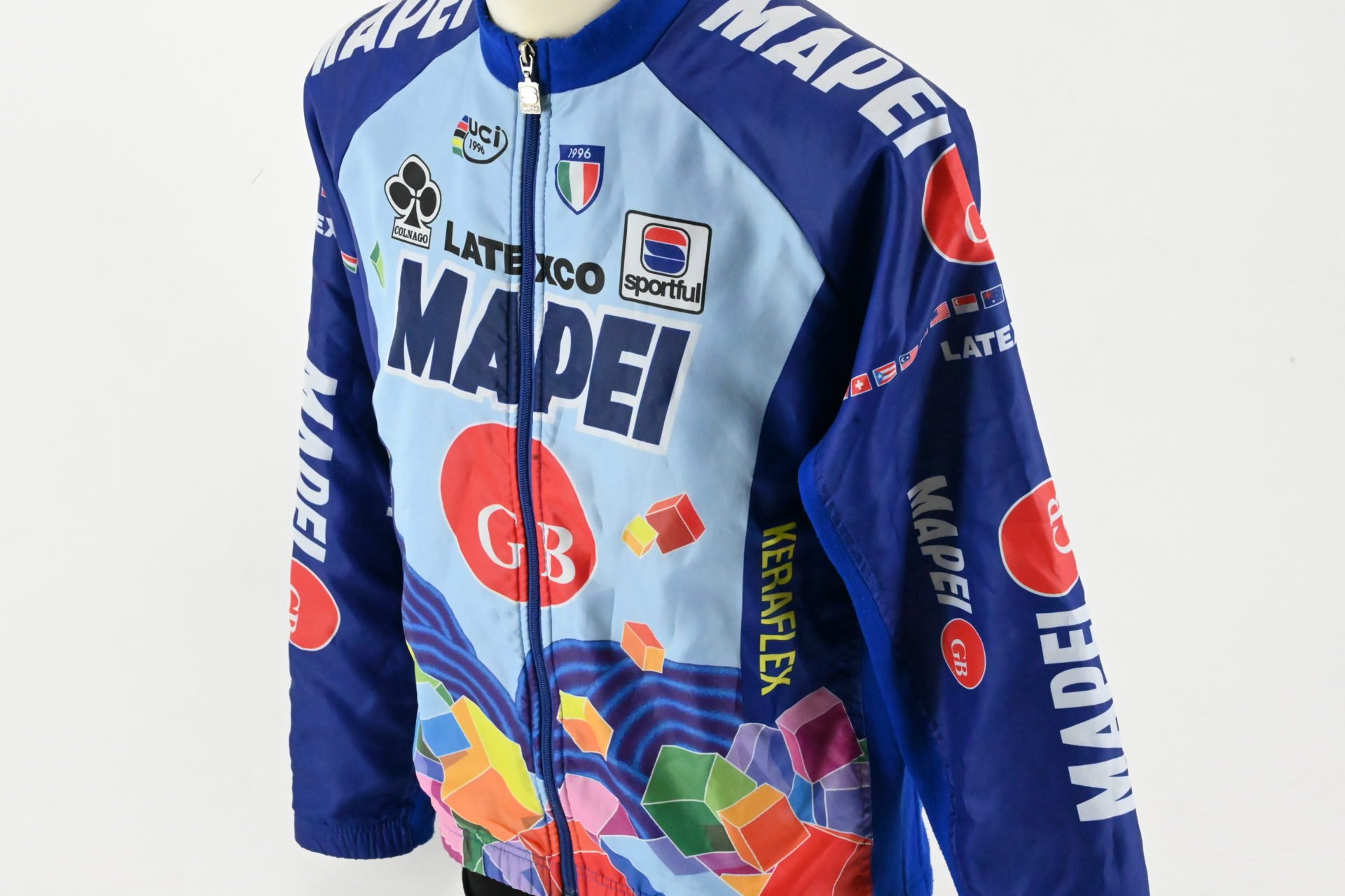 Team Mapei Colnago Winter Jacket Fleece by Sportful Size 5 - Image 2