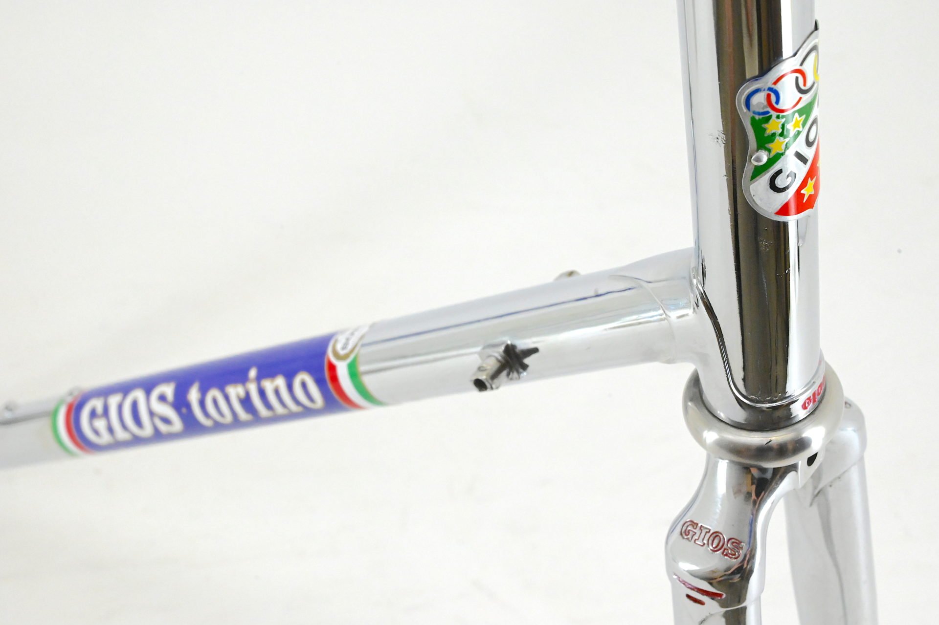Gios Torino Professional Full Chrome Frameset Size 59.5cm - Image 6