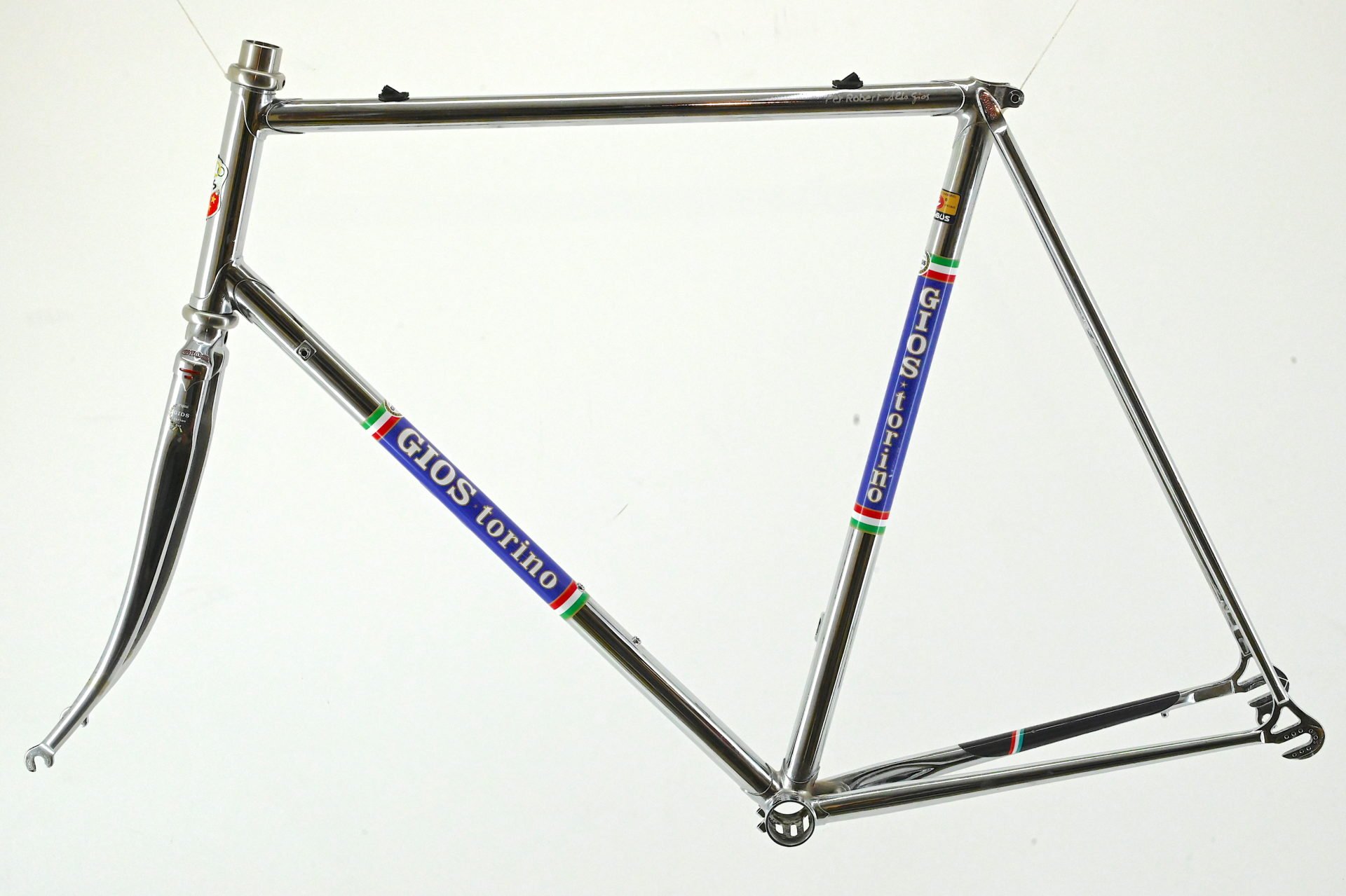 Gios Torino Professional Full Chrome Frameset Size 59.5cm - Image 3