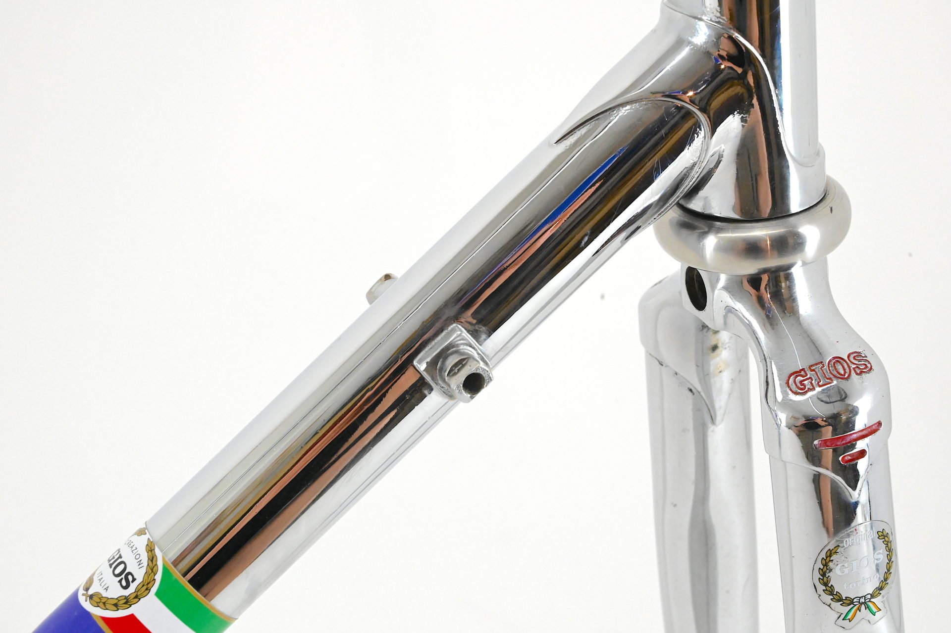 Gios Torino Professional Full Chrome Frameset Size 59.5cm - Image 9