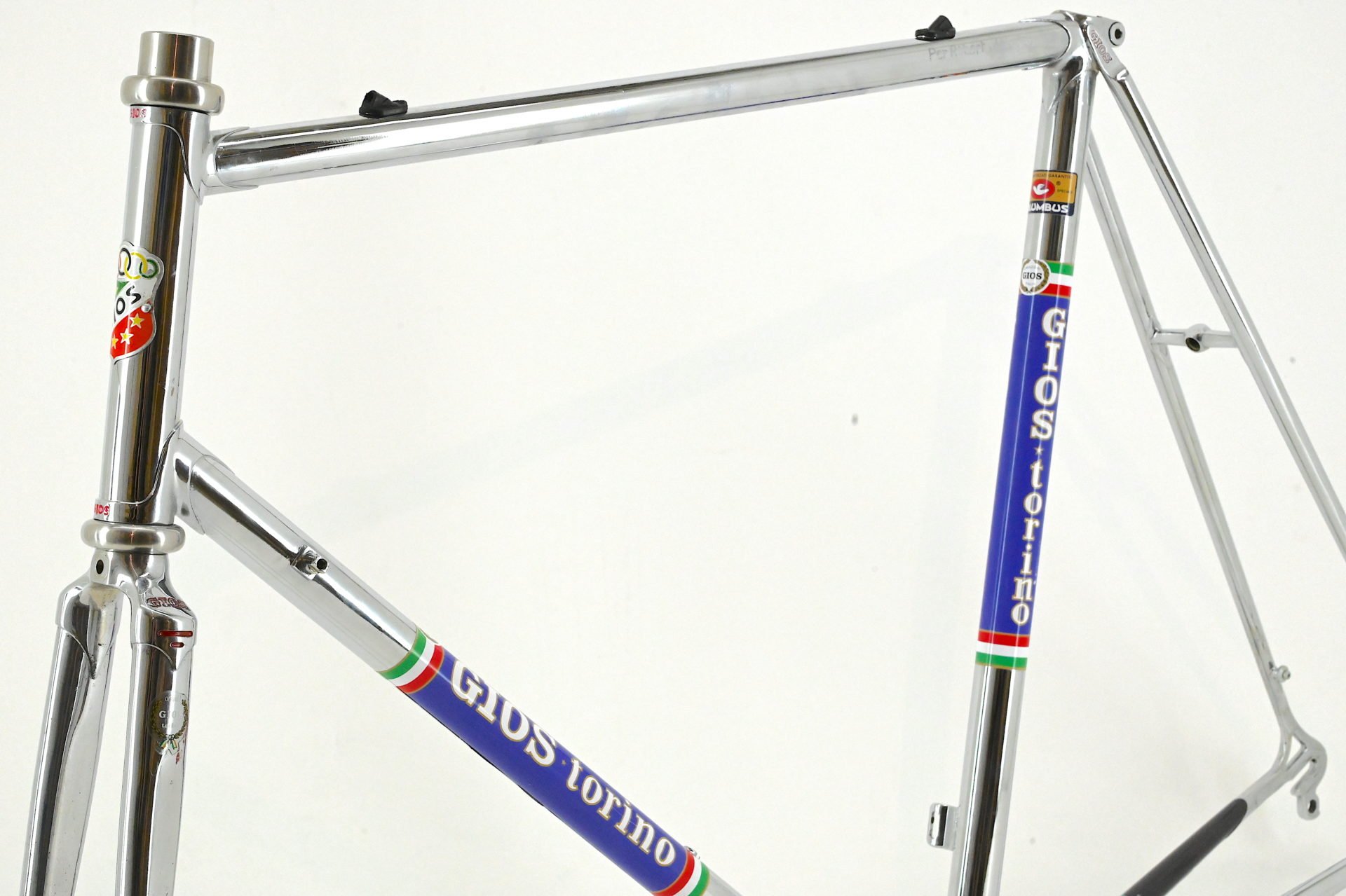 Gios Torino Professional Full Chrome Frameset Size 59.5cm - Image 7