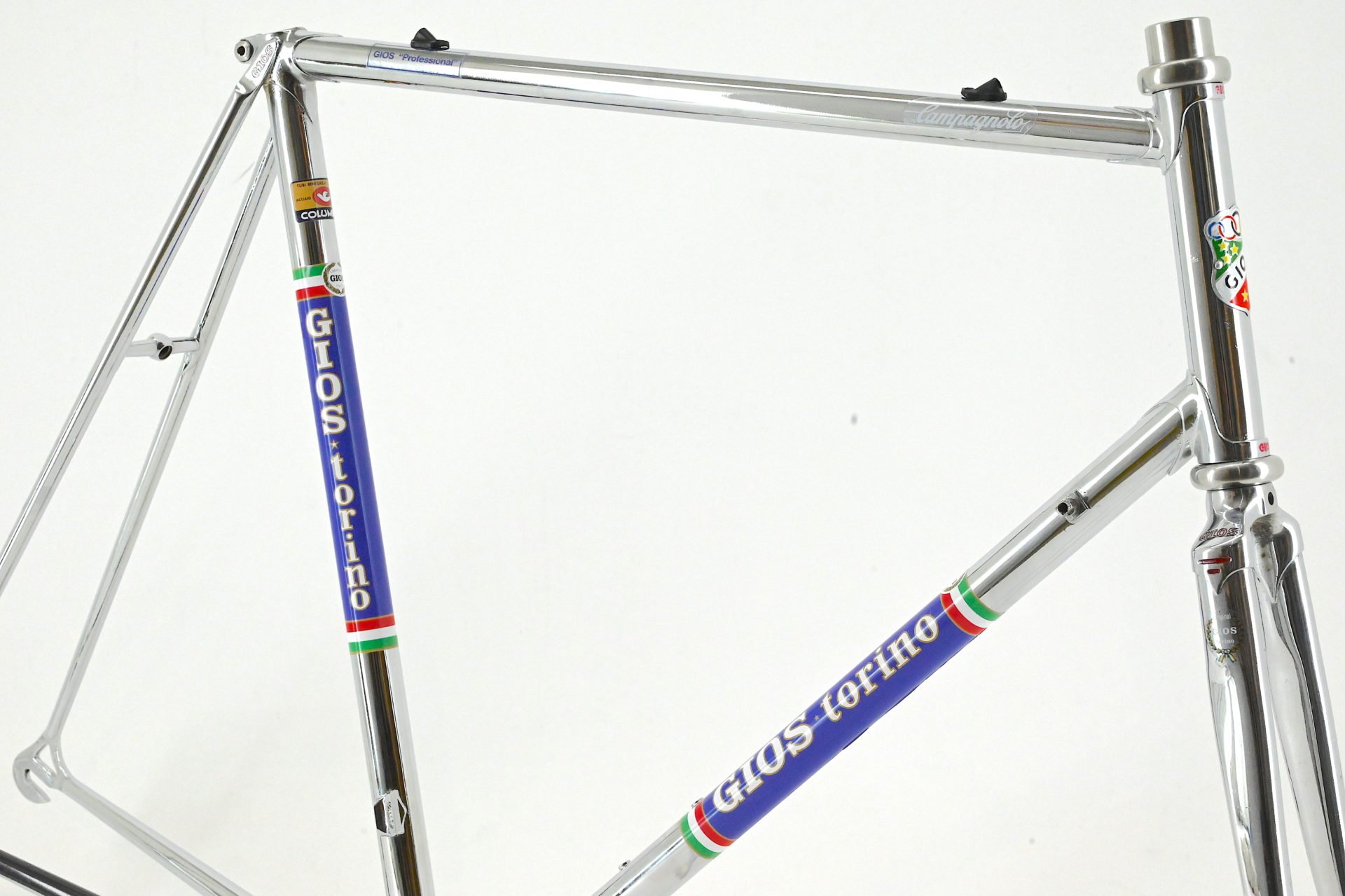 Gios Torino Professional Full Chrome Frameset Size 59.5cm - Image 5