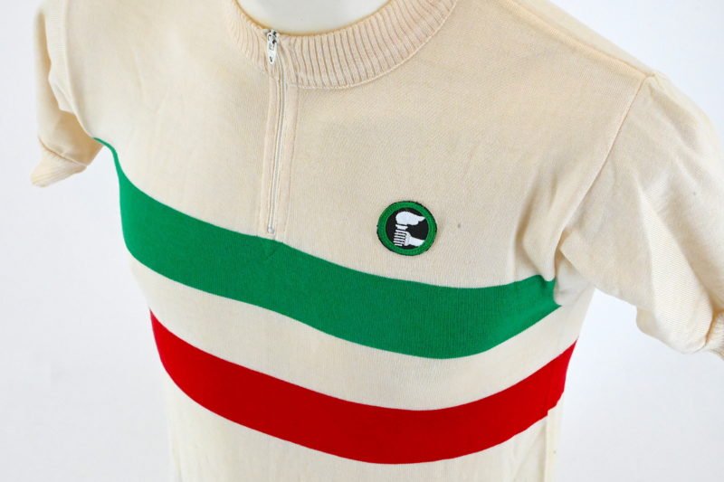 Italian National Road  Champion Classic Wool Jersey by Vittore Gianni Size 3 - Image 3