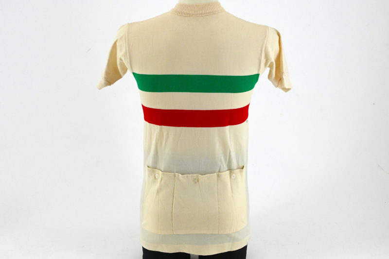 Italian National Road  Champion Classic Wool Jersey by Vittore Gianni Size 3 - Image 2
