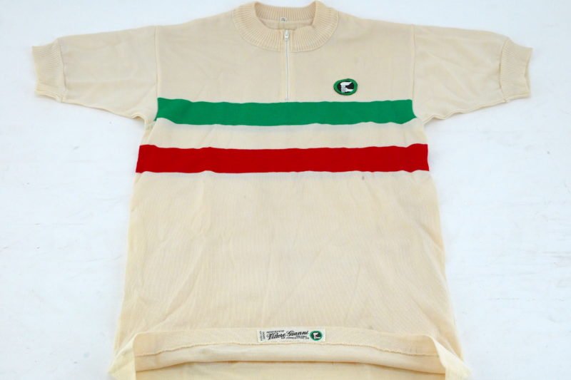 Italian National Road  Champion Classic Wool Jersey by Vittore Gianni Size 3 - Image 7