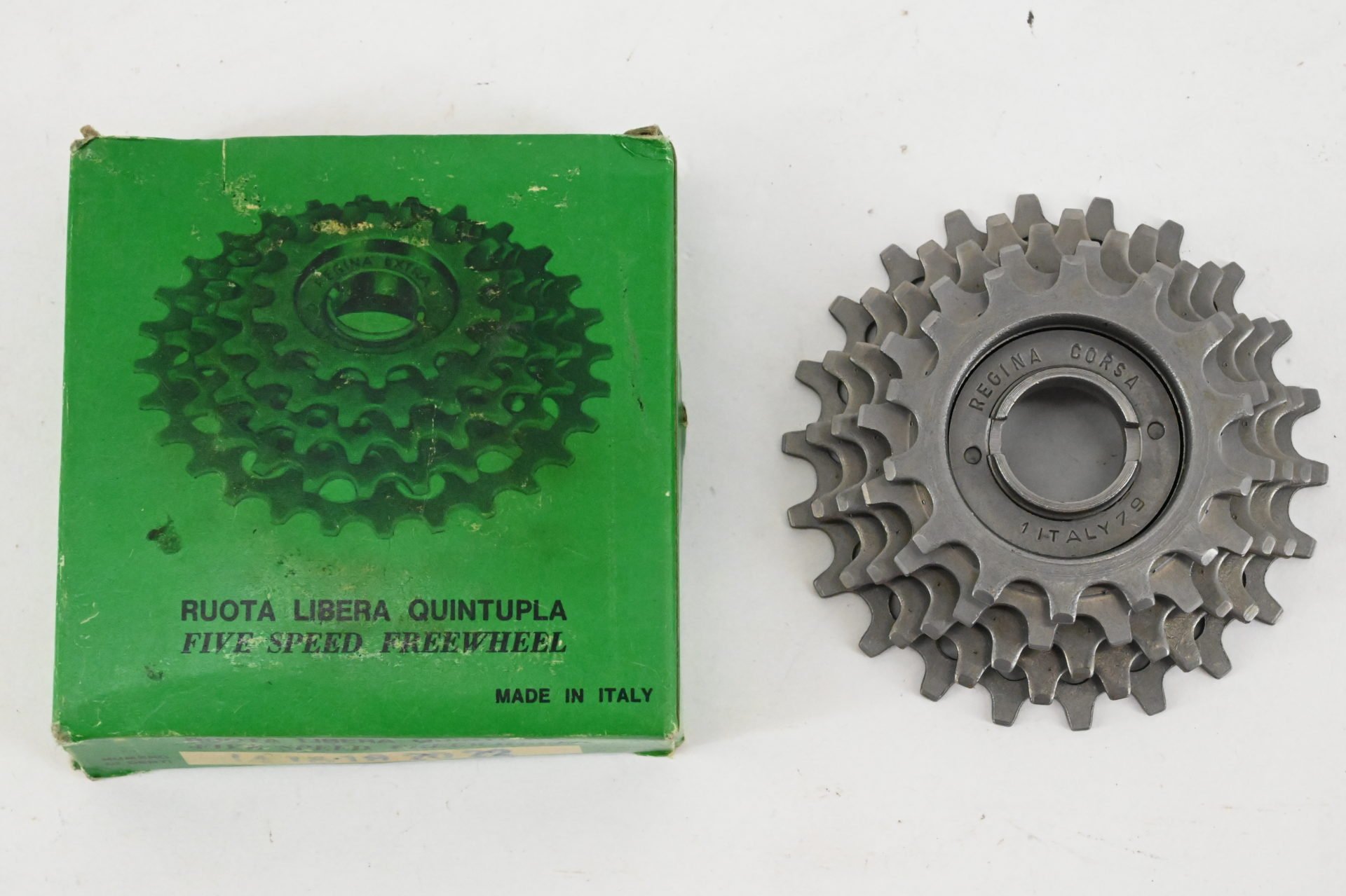 NOS/NIB Regina Extra Corsa 5-Speed Screw-On Freewheel 14-22 French Threaded - Image 2