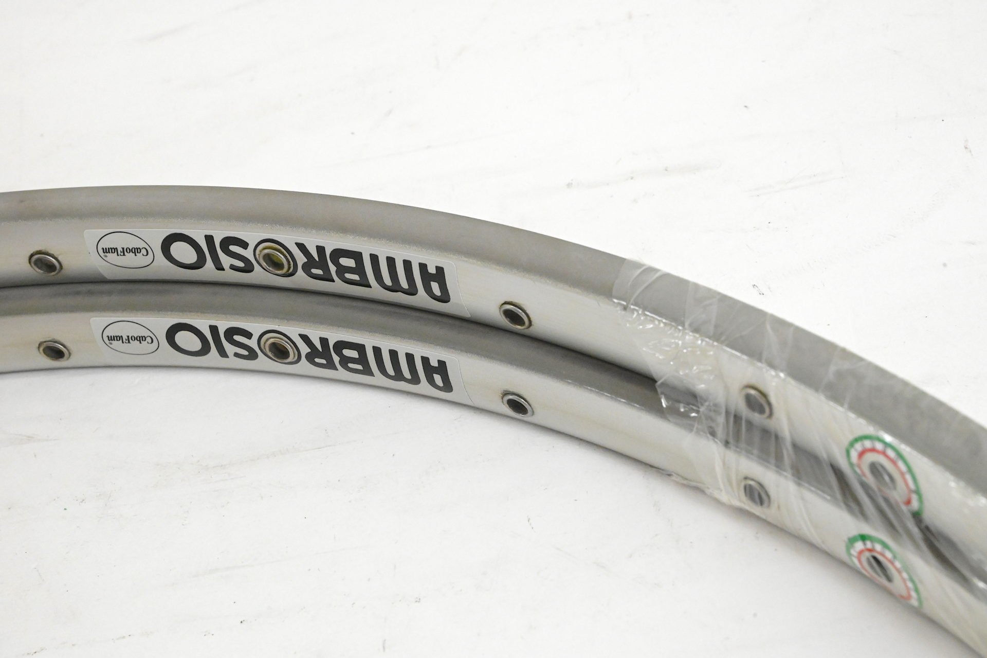 NOS Ambrosio Kerelite Ceramic Coated Rims with Brake Pads 32 Hole - Image 5