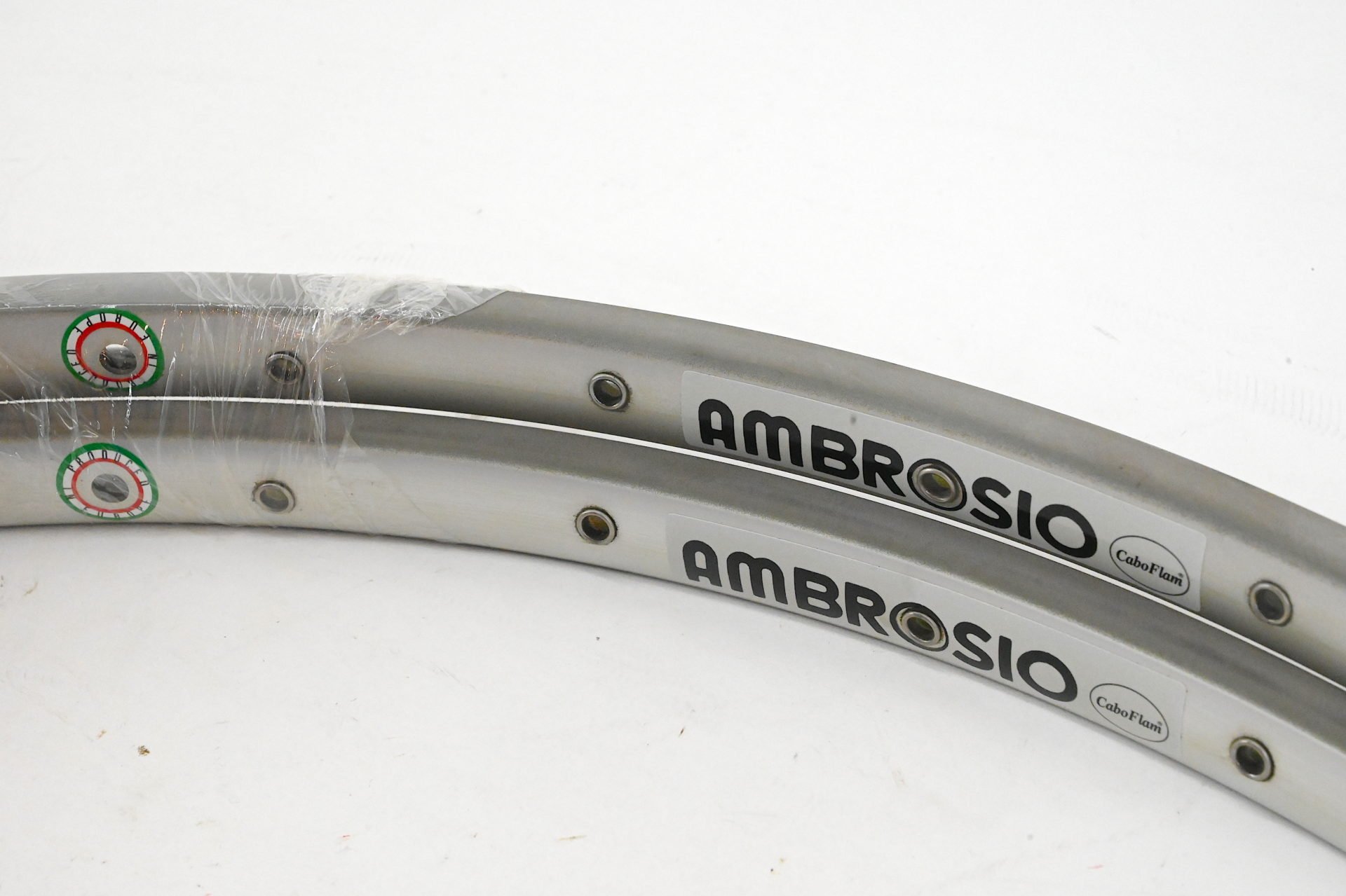 NOS Ambrosio Kerelite Ceramic Coated Rims with Brake Pads 32 Hole - Image 3