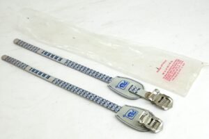 NOS Errebi Toe Straps Blue