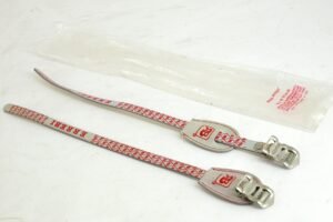 NOS Errebi Toe Straps Red