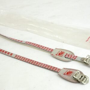 NOS Errebi Toe Straps Red