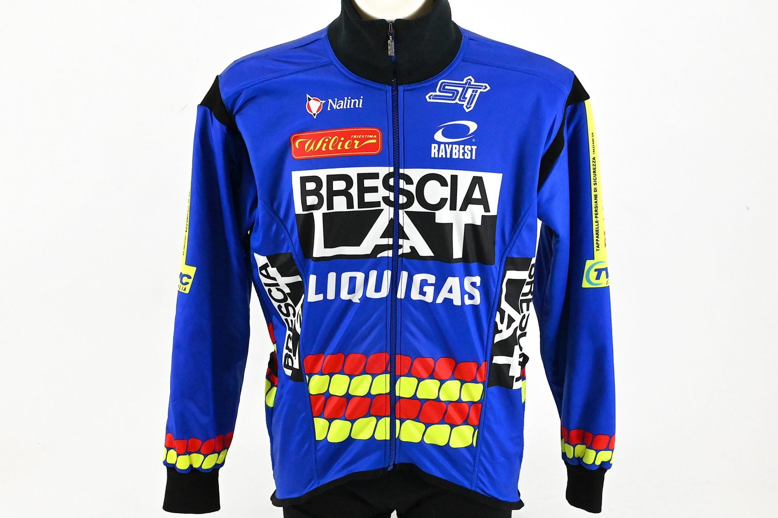 Team Brescialat Liquigas Wilier Triestina Winterjacket Fleece by Nalini Size 5
