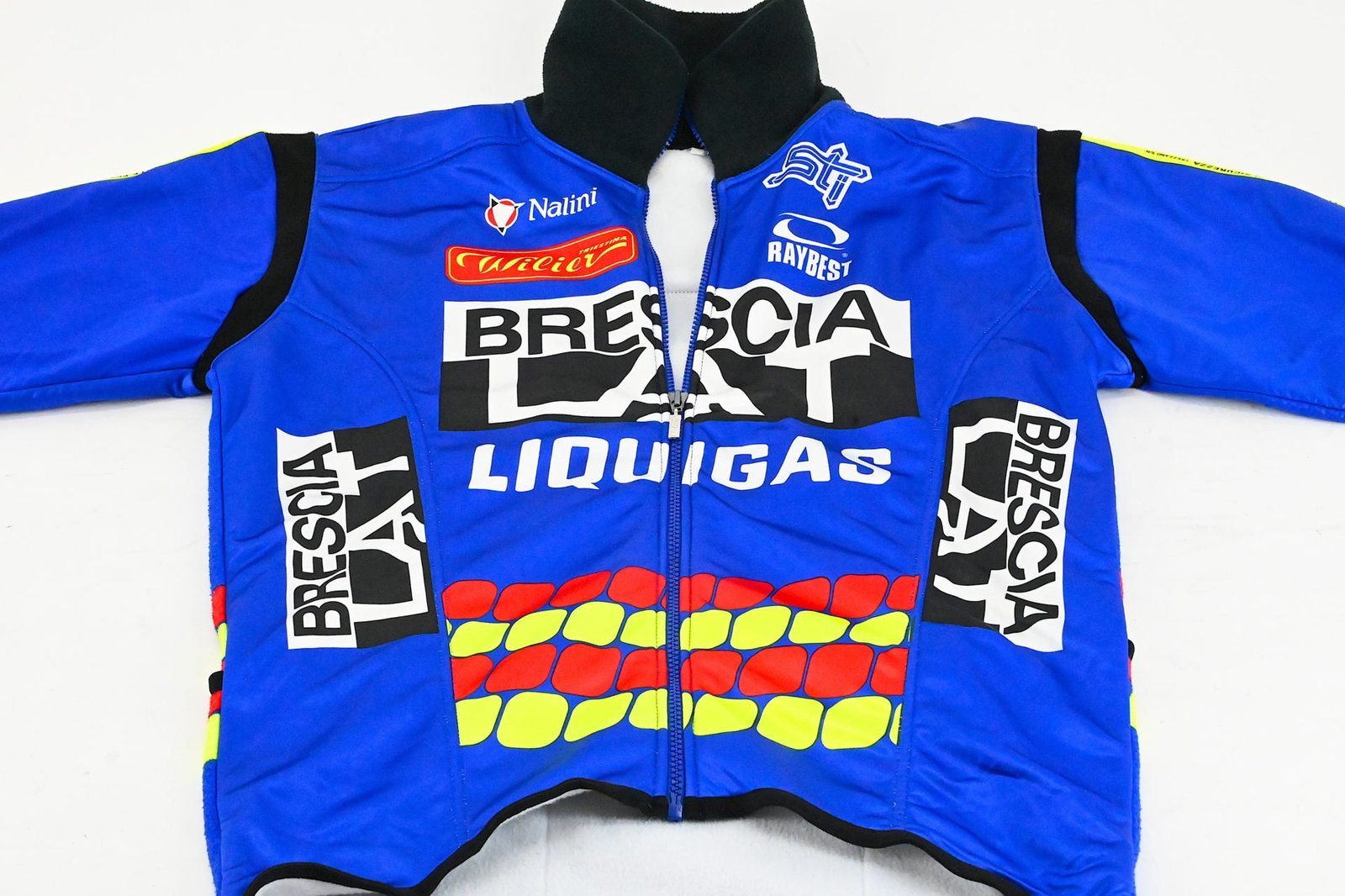 Team Brescialat Liquigas Wilier Triestina Winterjacket Fleece by Nalini Size 5 - Image 5