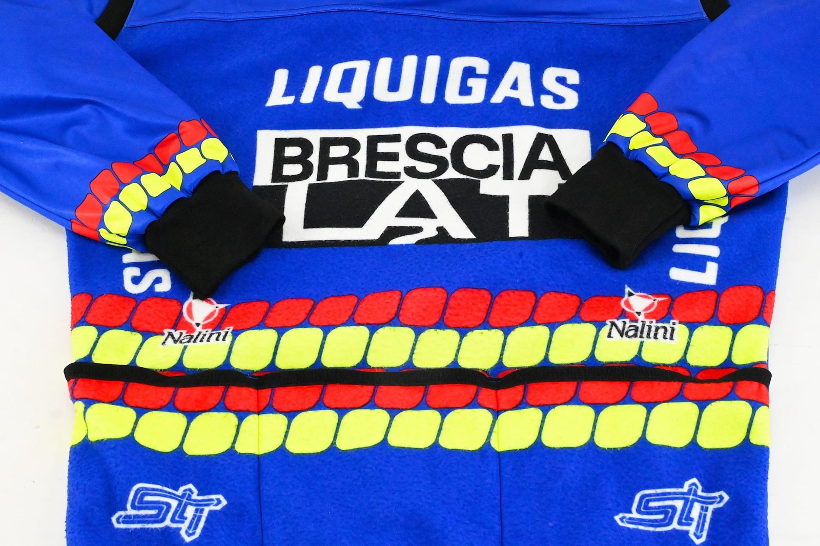 Team Brescialat Liquigas Wilier Triestina Winterjacket Fleece by Nalini Size 5 - Image 4