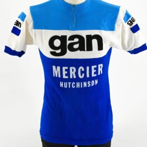 Team Gan Mercier Hutchinson Wool Jersey by Tricots du Rocher Size 3