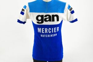 Team Gan Mercier Hutchinson Wool Jersey by Tricots du Rocher Size 3