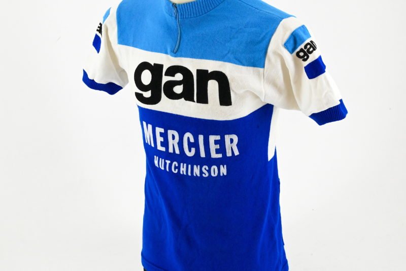 Team Gan Mercier Hutchinson Wool Jersey by Tricots du Rocher Size 3 - Image 3