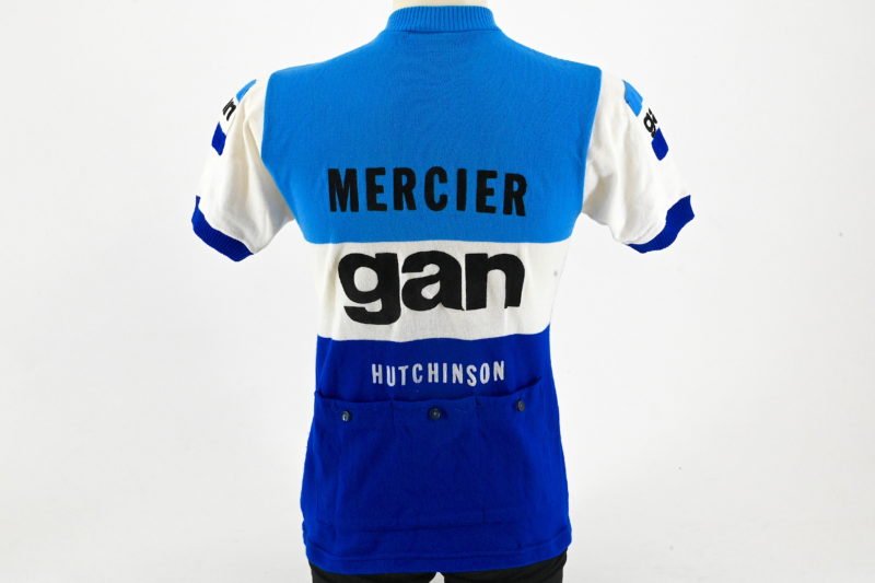 Team Gan Mercier Hutchinson Wool Jersey by Tricots du Rocher Size 3 - Image 4