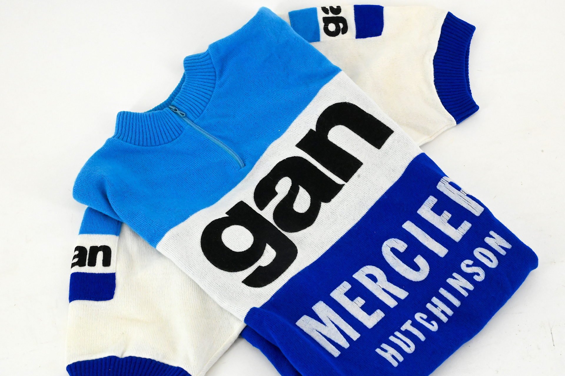 Team Gan Mercier Hutchinson Wool Jersey by Tricots du Rocher Size 3 - Image 5