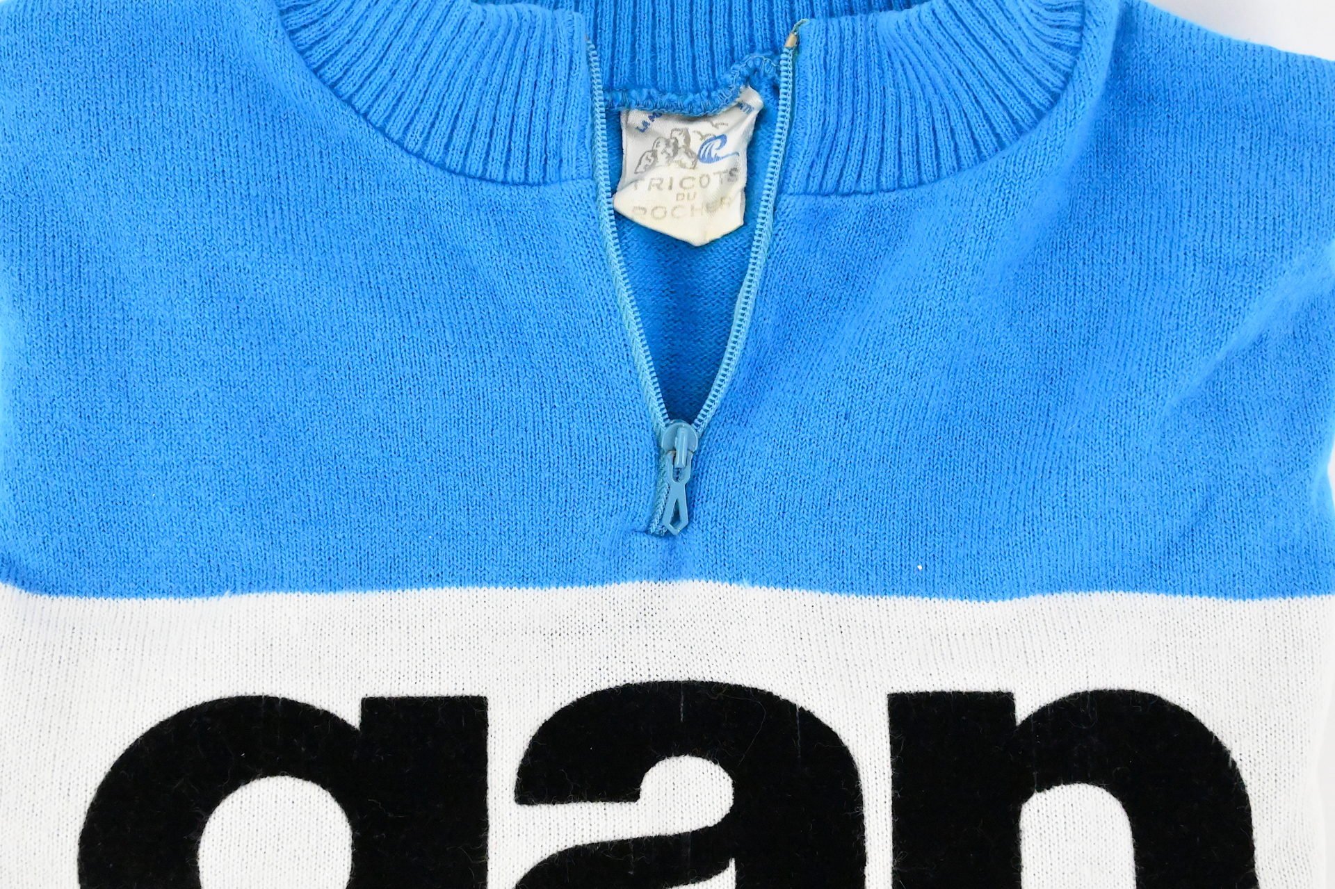 Team Gan Mercier Hutchinson Wool Jersey by Tricots du Rocher Size 3 - Image 4