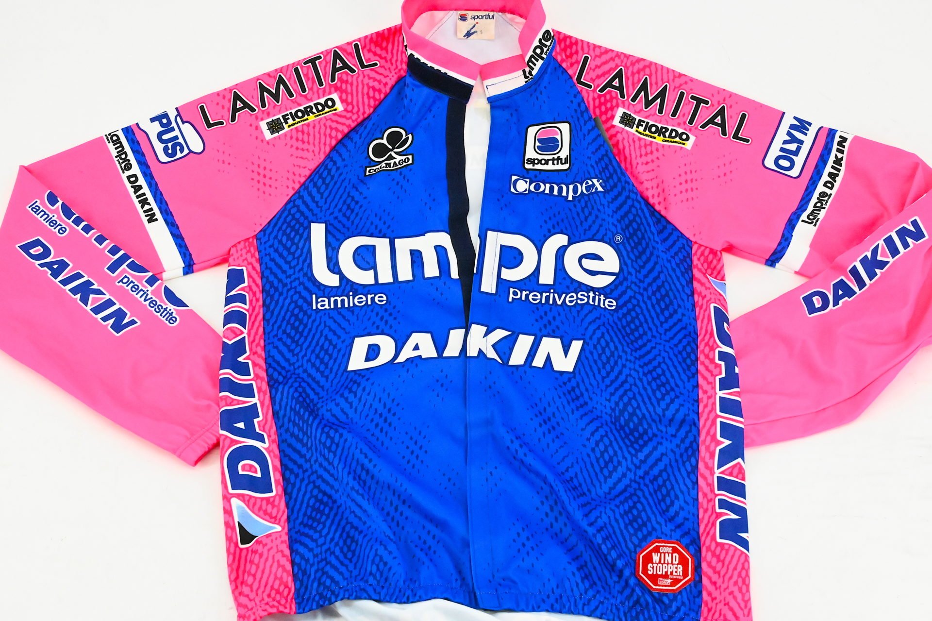 Team Lampre Daikin Colnago Rainjacket Windbreaker by Sportful Size 2 - Image 6