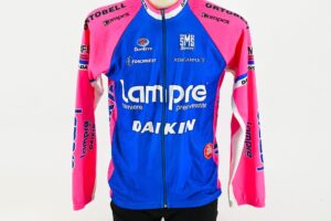 Team Lampre Daikin Fondriest Windbreaker Rainjacket by Santini Size 3