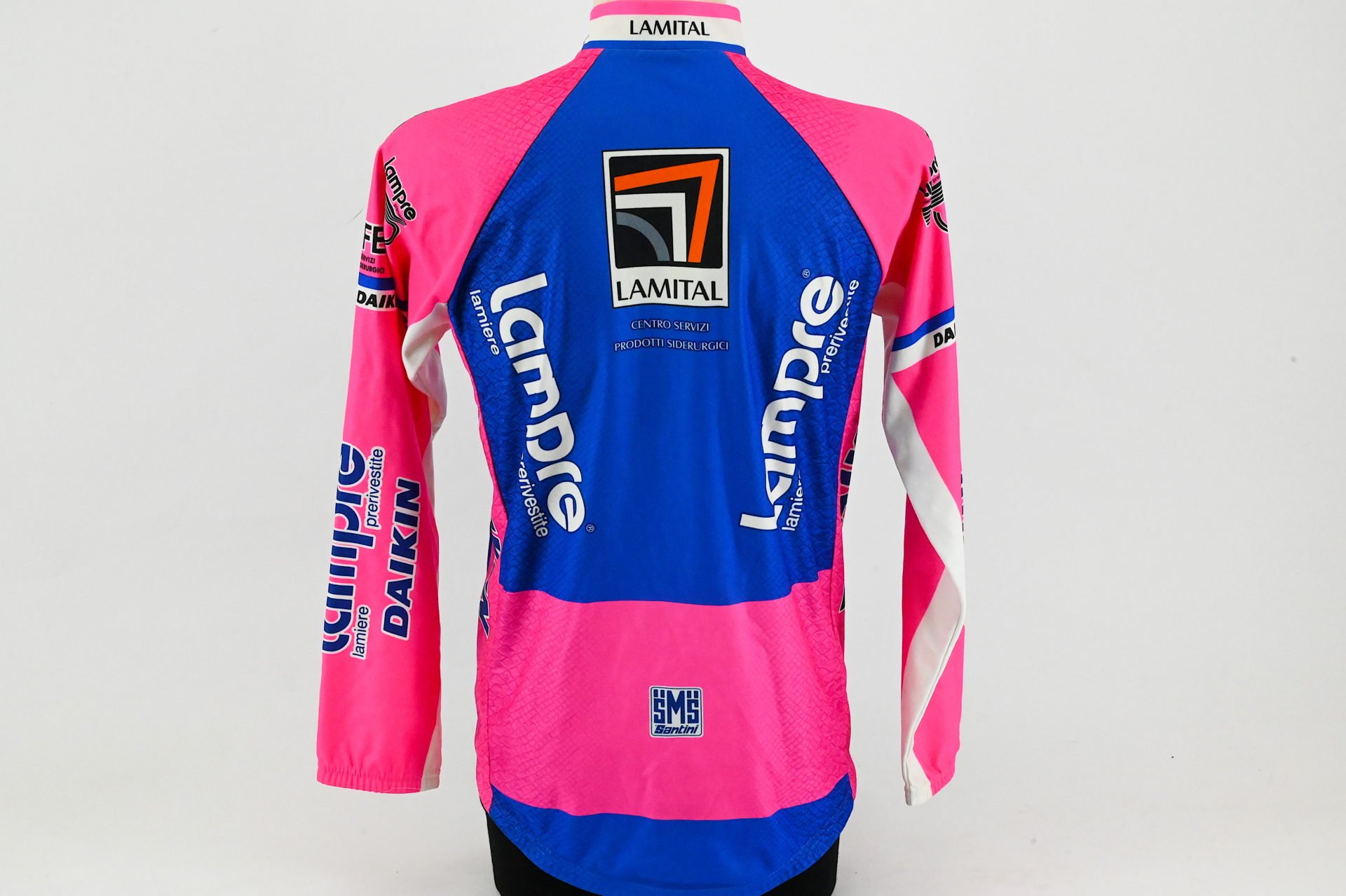 Team Lampre Daikin Fondriest Windbreaker Rainjacket by Santini Size 3 - Image 6