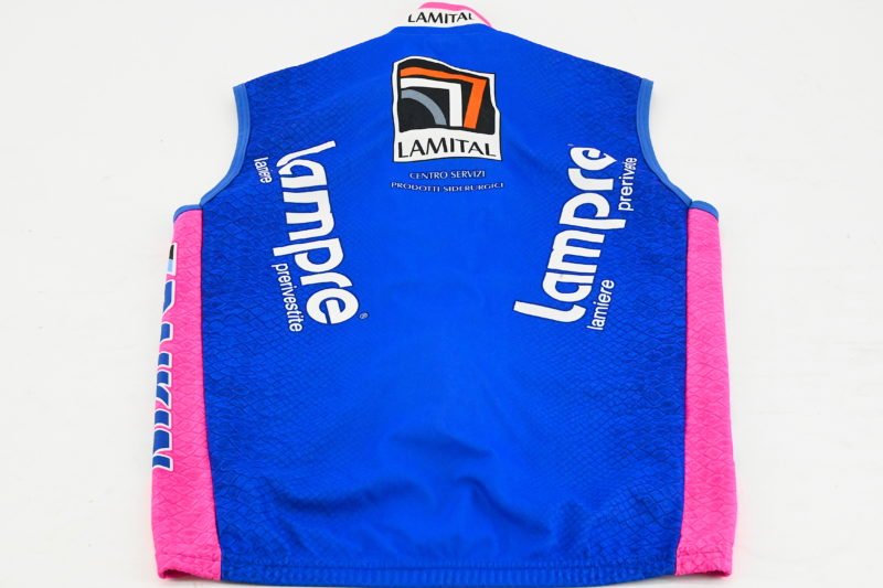 Team Lampre Daikin Fondriest Windbreaker Vest by Santini Size M - Image 4