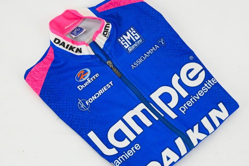 Team Lampre Daikin Fondriest Windbreaker Vest by Santini Size M - Image 3