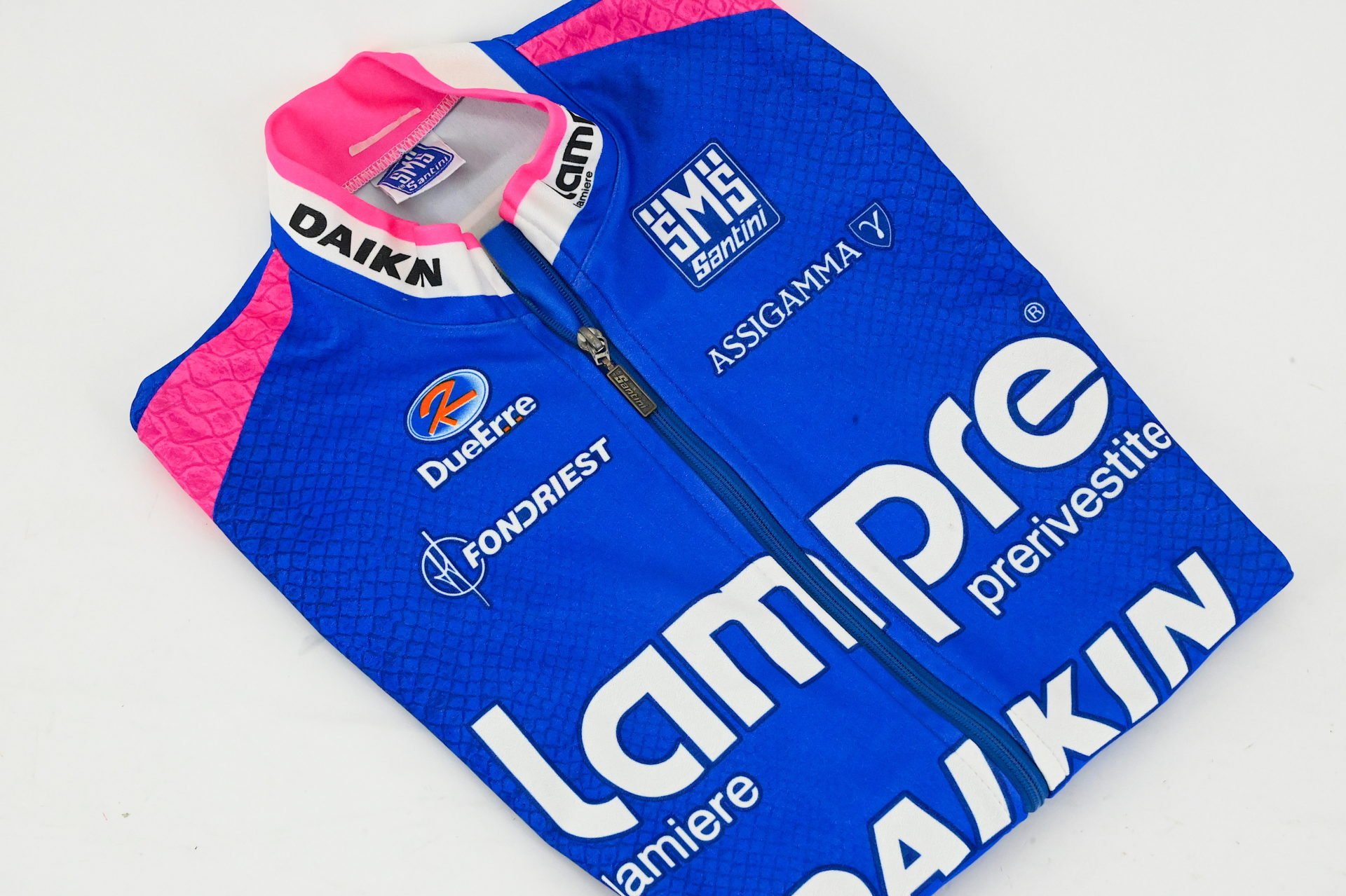 Team Lampre Daikin Fondriest Windbreaker Vest by Santini Size M - Image 3