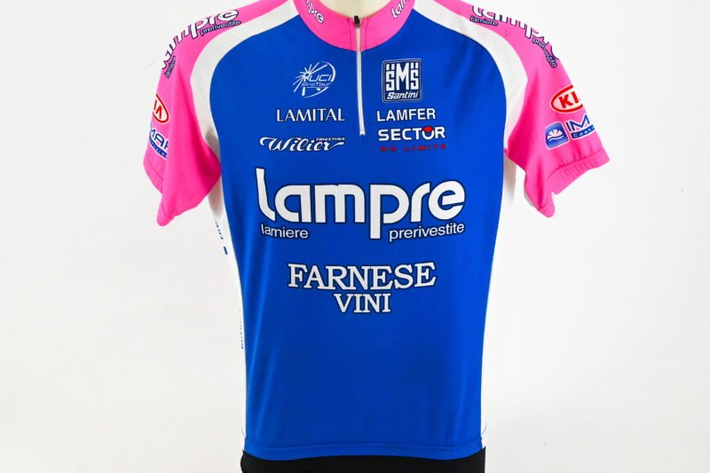 Team Lampre Farnese Vini Wilier Triestina Jersey by Santini Size 5
