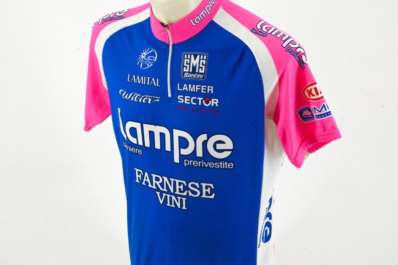 Team Lampre Farnese Vini Wilier Triestina Jersey by Santini Size 5 - Image 2