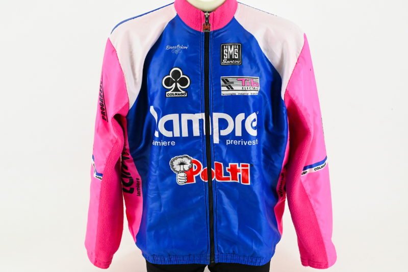 Team Lampre Polti Colnago Winterjacket Fleece by Santini Size 5