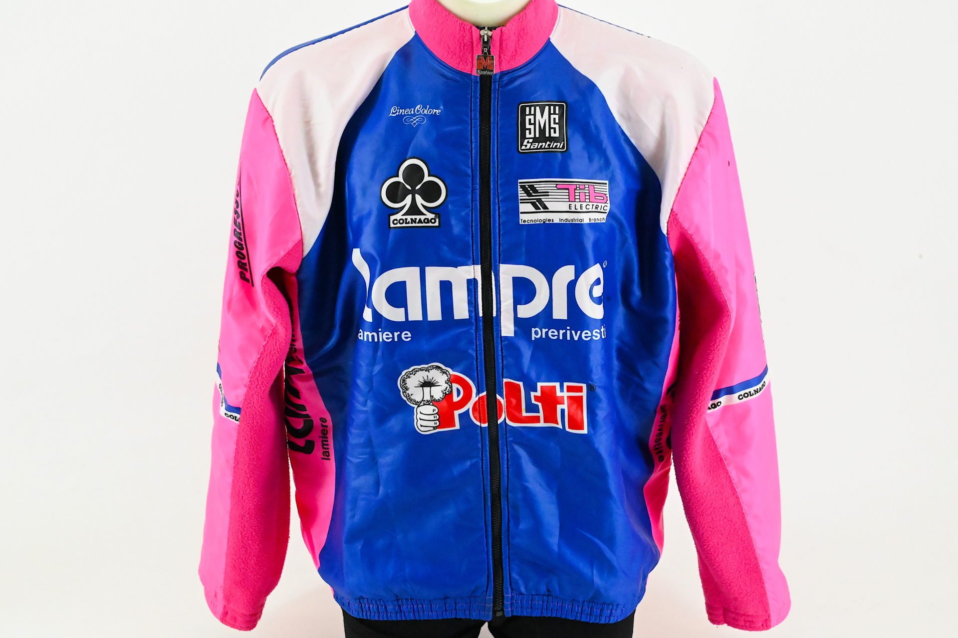 Team Lampre Polti Colnago Winterjacket Fleece by Santini Size 5