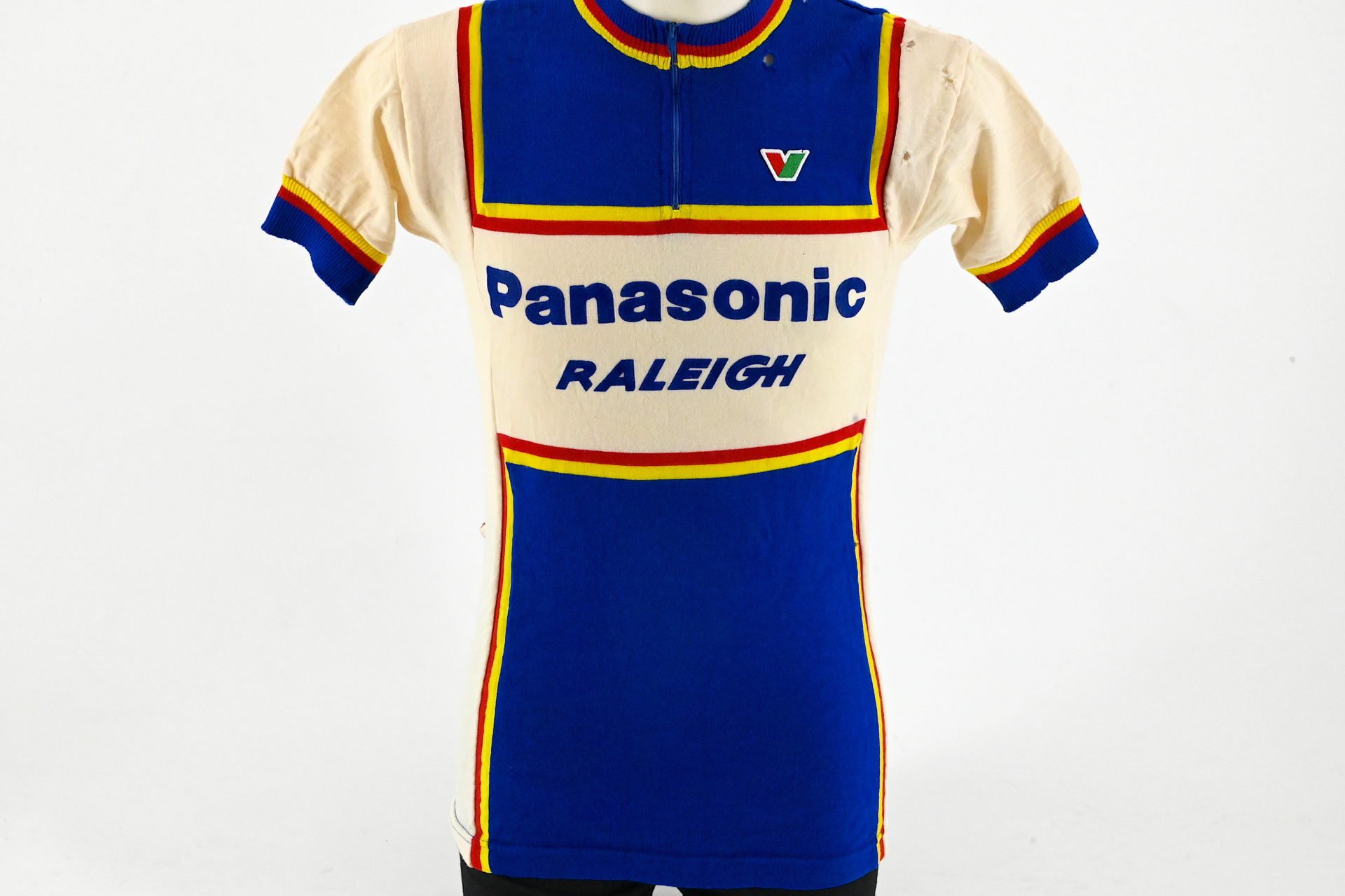 Team Panasonic Raleigh Classic Wool Jersey by Vittore Gianni Size 3