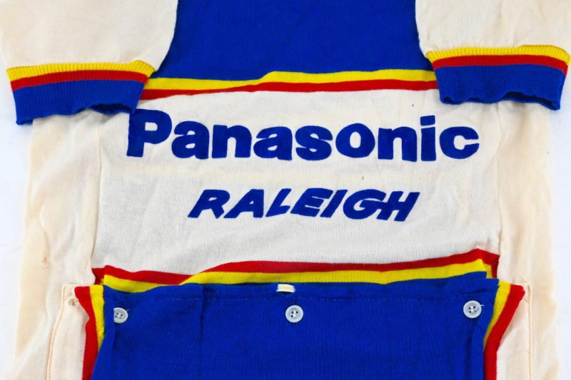 Team Panasonic Raleigh Classic Wool Jersey by Vittore Gianni Size 3 - Image 6