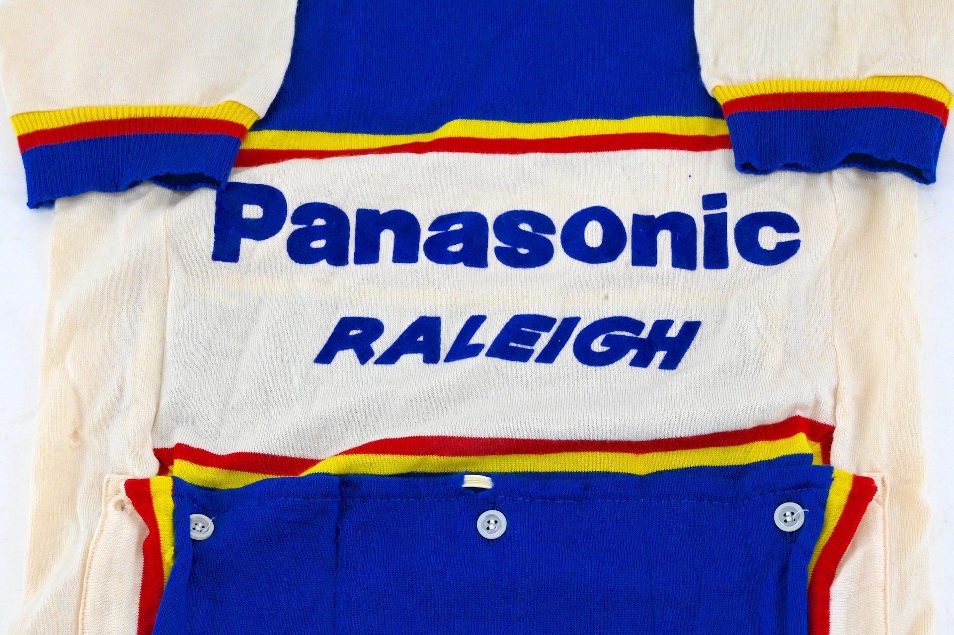 Team Panasonic Raleigh Classic Wool Jersey by Vittore Gianni Size 3 - Image 5