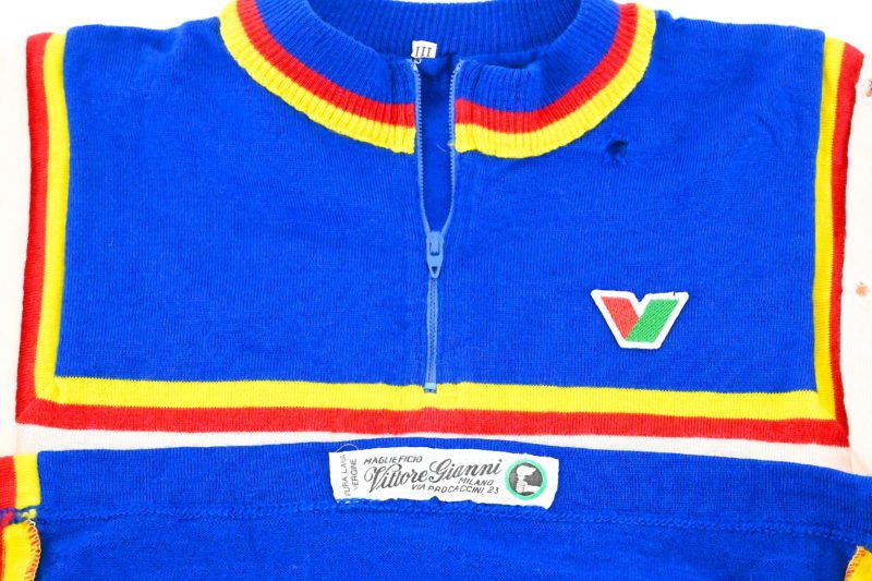 Team Panasonic Raleigh Classic Wool Jersey by Vittore Gianni Size 3 - Image 5