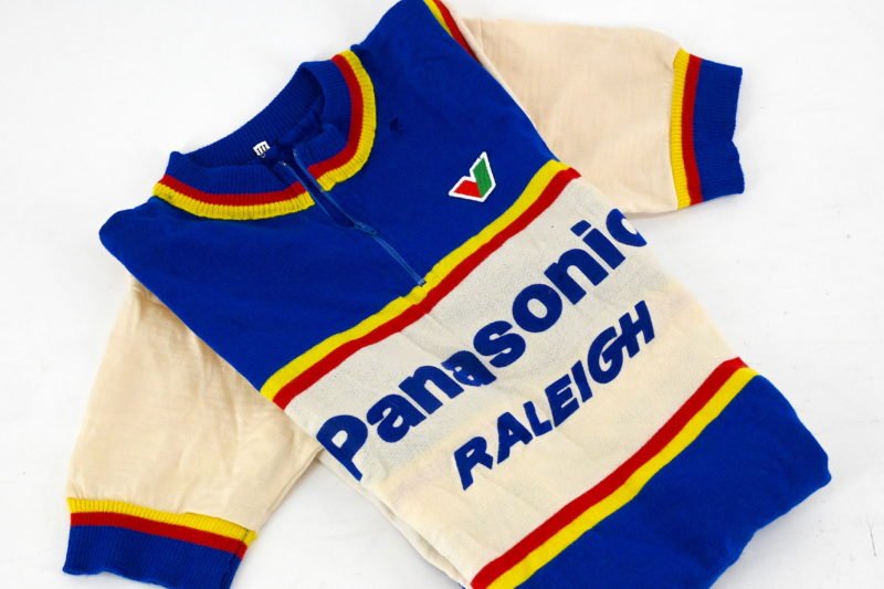 Team Panasonic Raleigh Classic Wool Jersey by Vittore Gianni Size 3 - Image 4