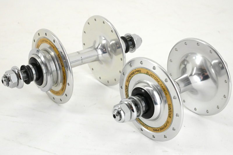 NOS/NIB Suntour Superbe Pro Track Pista Hubs 28 Hole 100/120 - Image 7