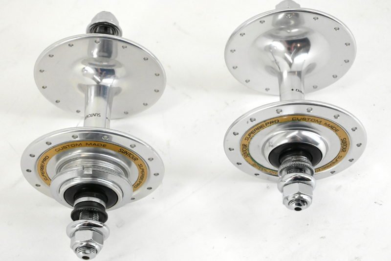 NOS/NIB Suntour Superbe Pro Track Pista Hubs 28 Hole 100/120 - Image 4