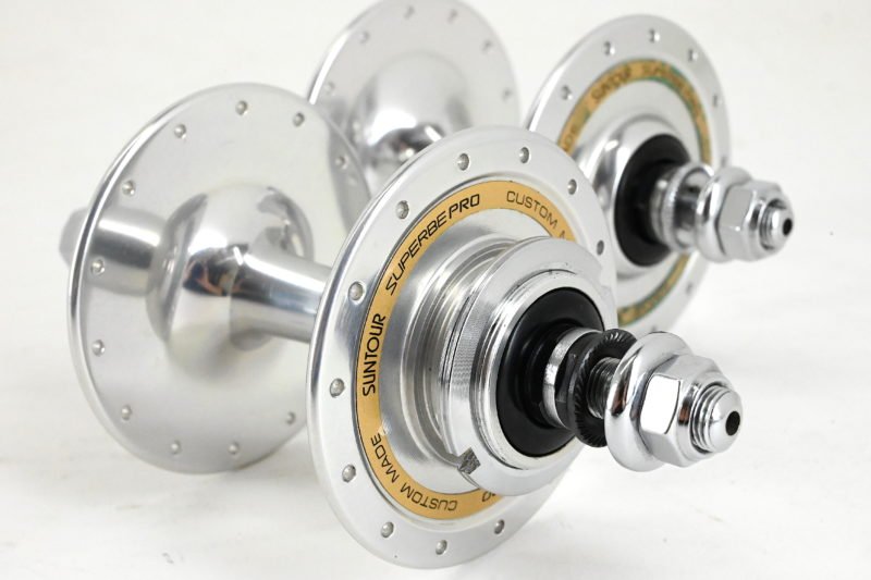 NOS/NIB Suntour Superbe Pro Track Pista Hubs 28 Hole 100/120 - Image 6