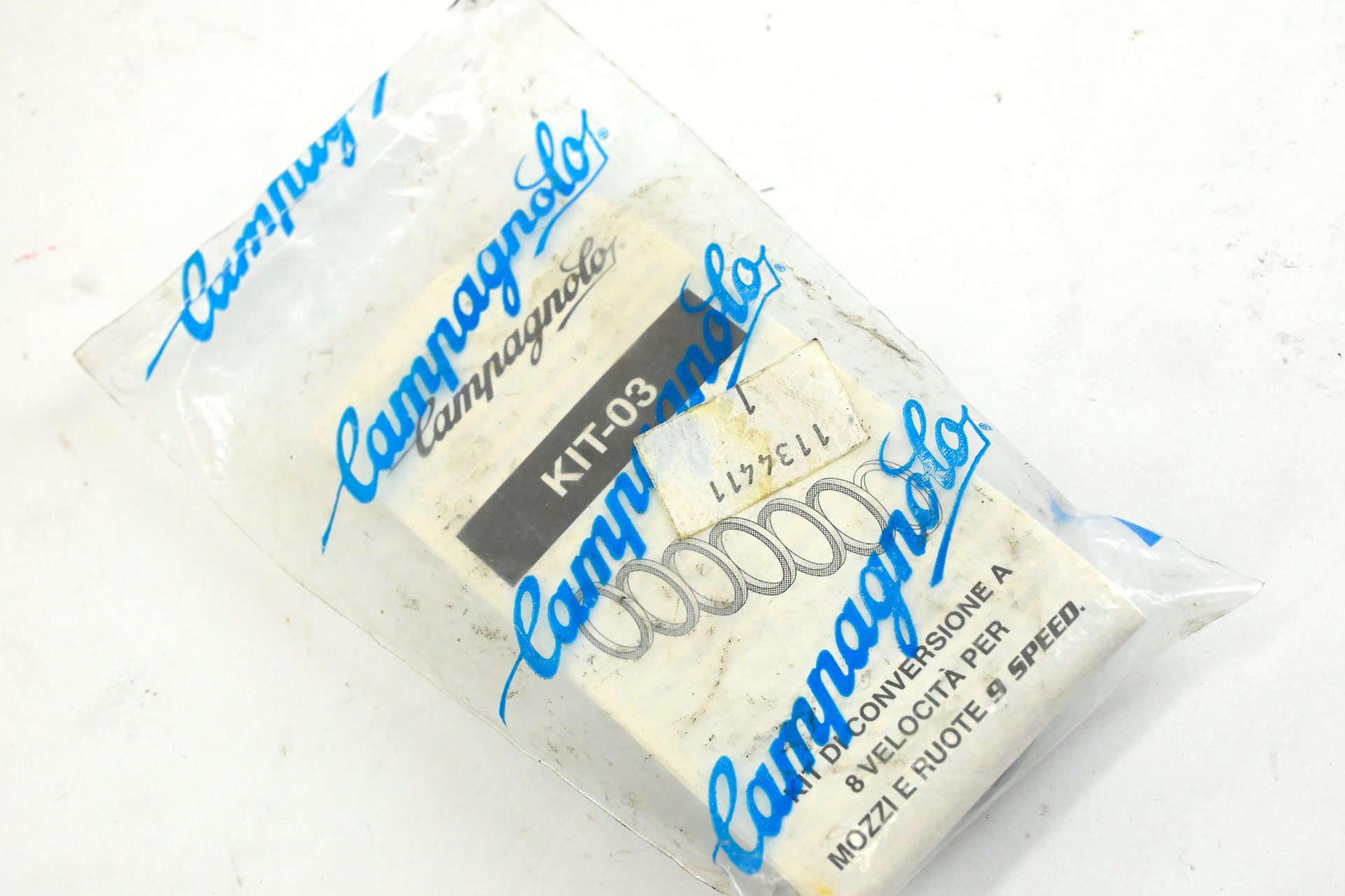 NOS Campagnolo KIT-03 8-Speed Conversion Spacer Kit for 9-Speed Hubs