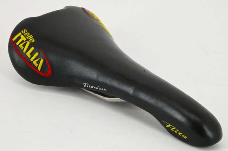Selle Italia Flite Titanium Leather Saddle 2000 - Image 6