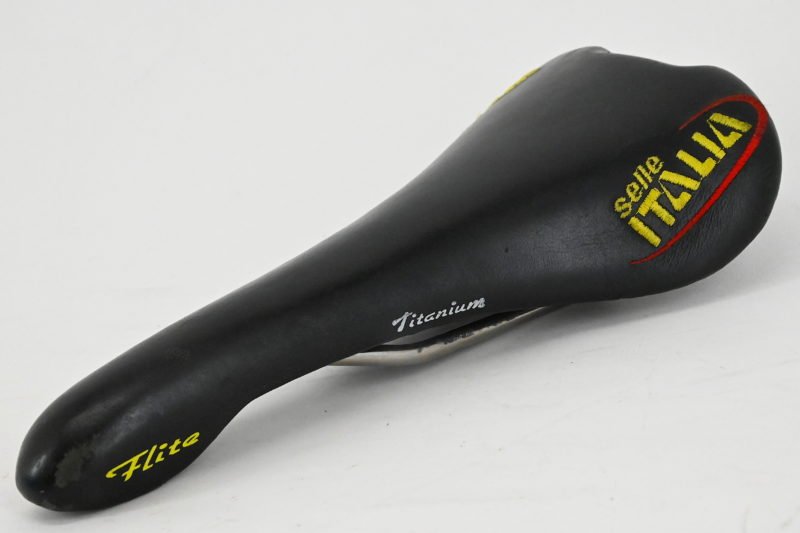 Selle Italia Flite Titanium Leather Saddle 2000 - Image 3