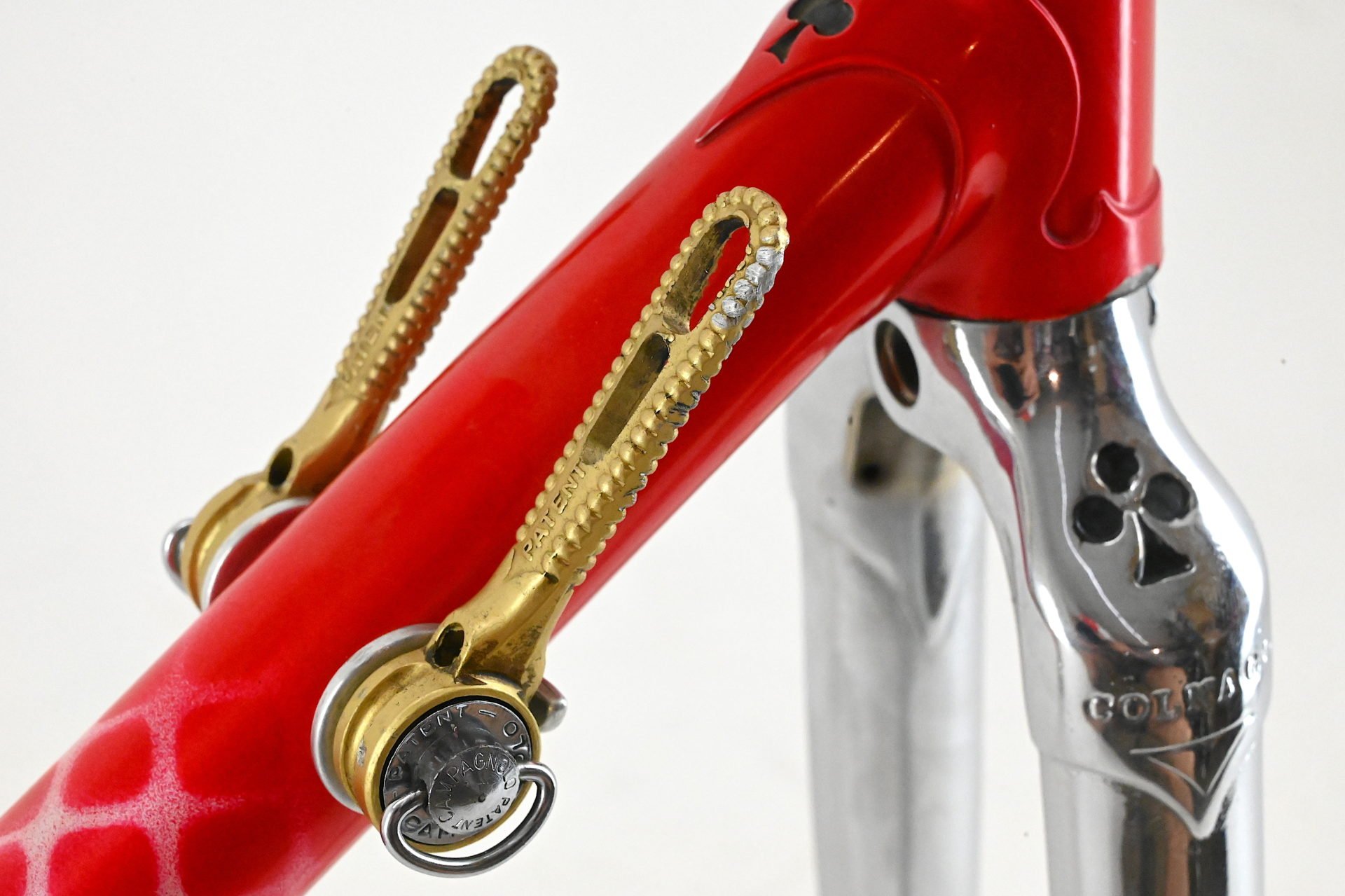 Campagnolo Super Record Golden Downtube Shifters Colnago Milling