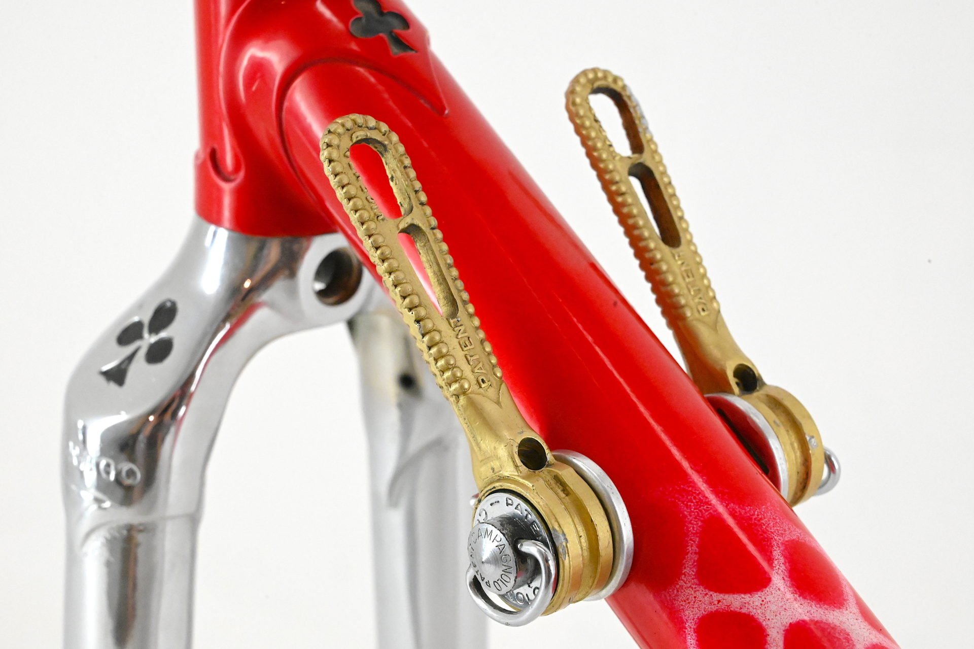 Campagnolo Super Record Golden Downtube Shifters Colnago Milling - Image 2