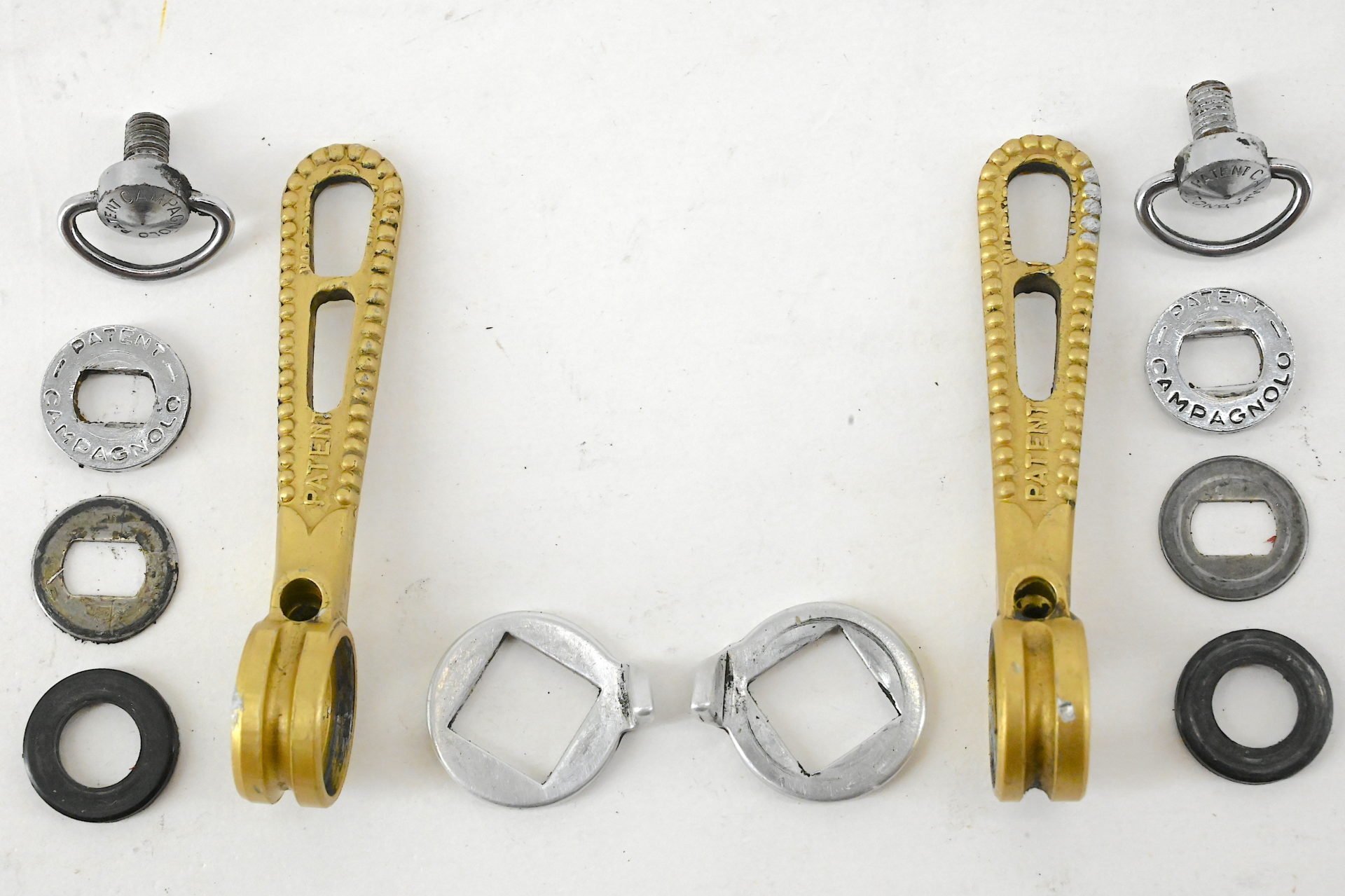 Campagnolo Super Record Golden Downtube Shifters Colnago Milling - Image 4